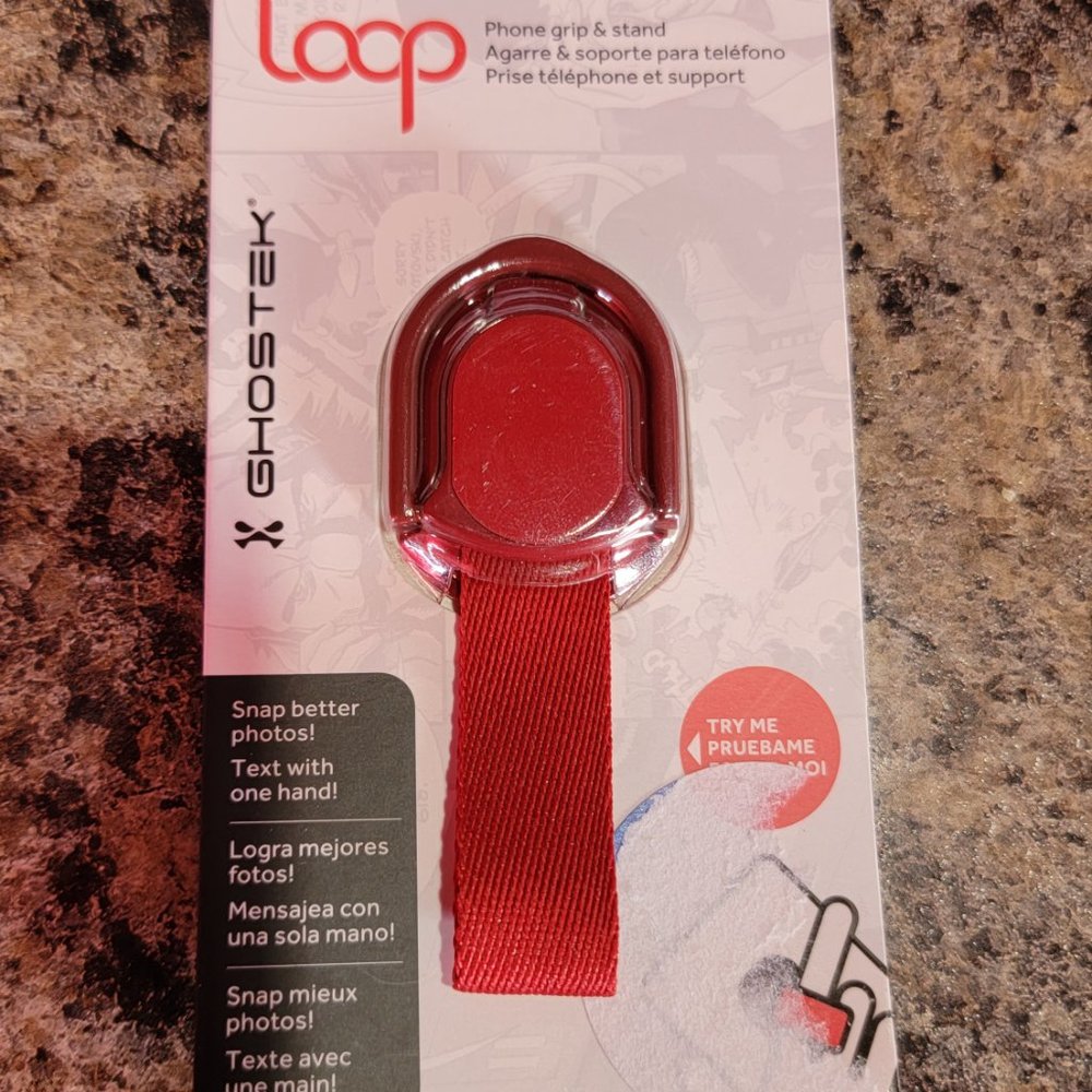ghostek loop solid red.